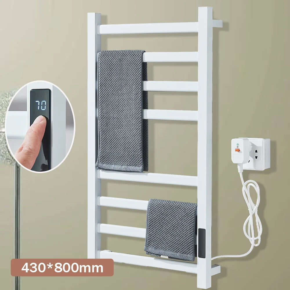 Onyzpily Electric Heated Towel Rack With Digital Display