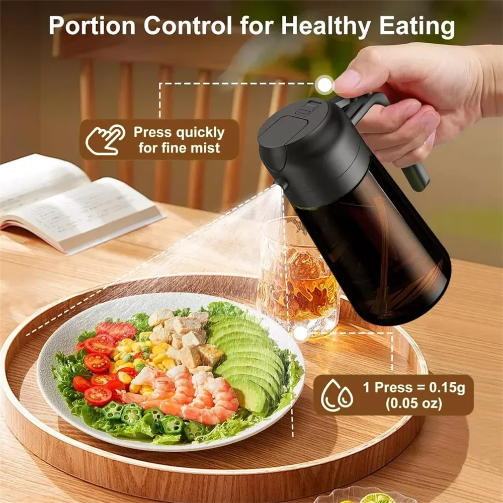 2 In 1 Glass Oil Dispenser Sprayer