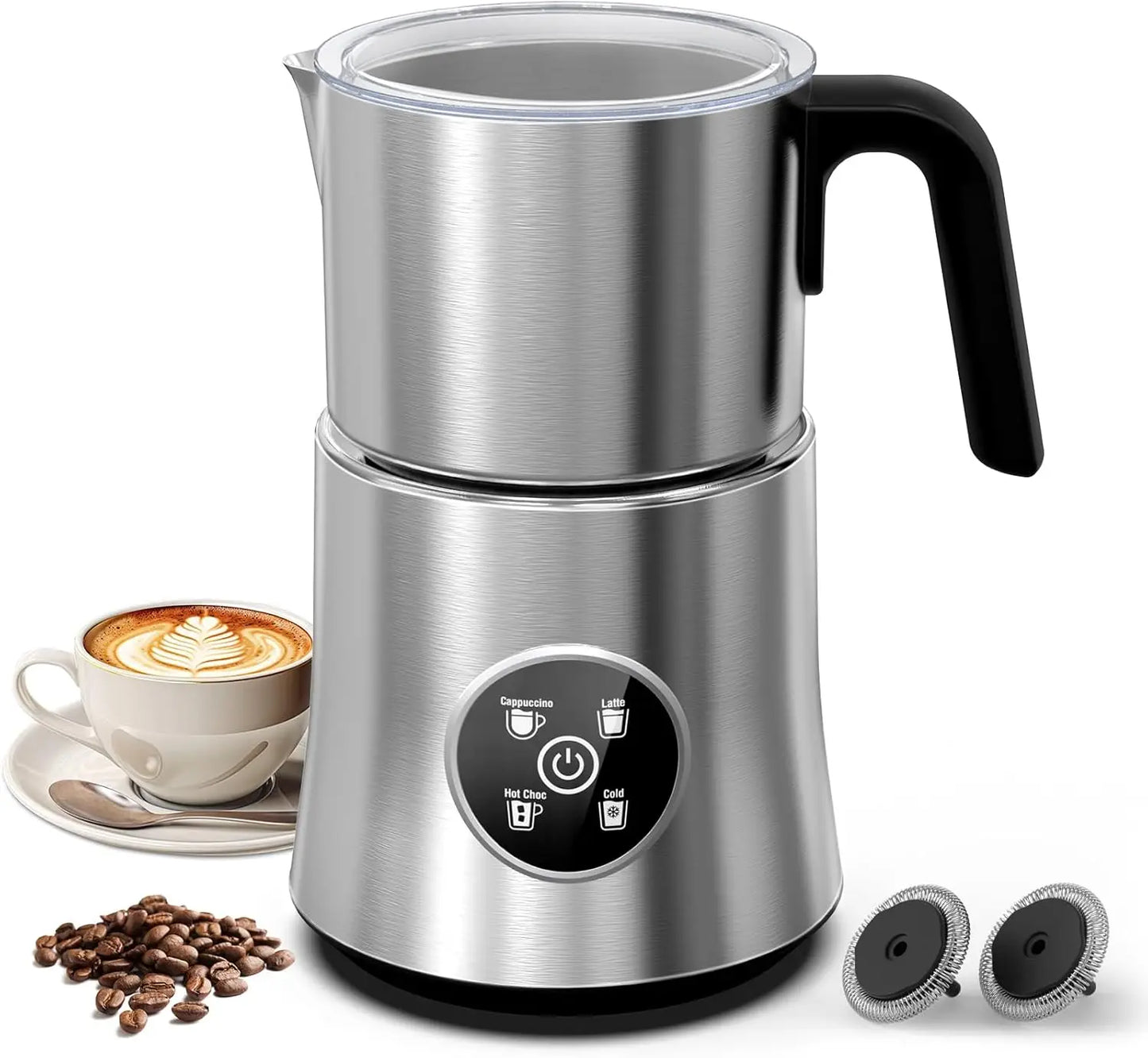 Electric Milk Frother And Steamer Four In One Hot And Cold Foam Maker