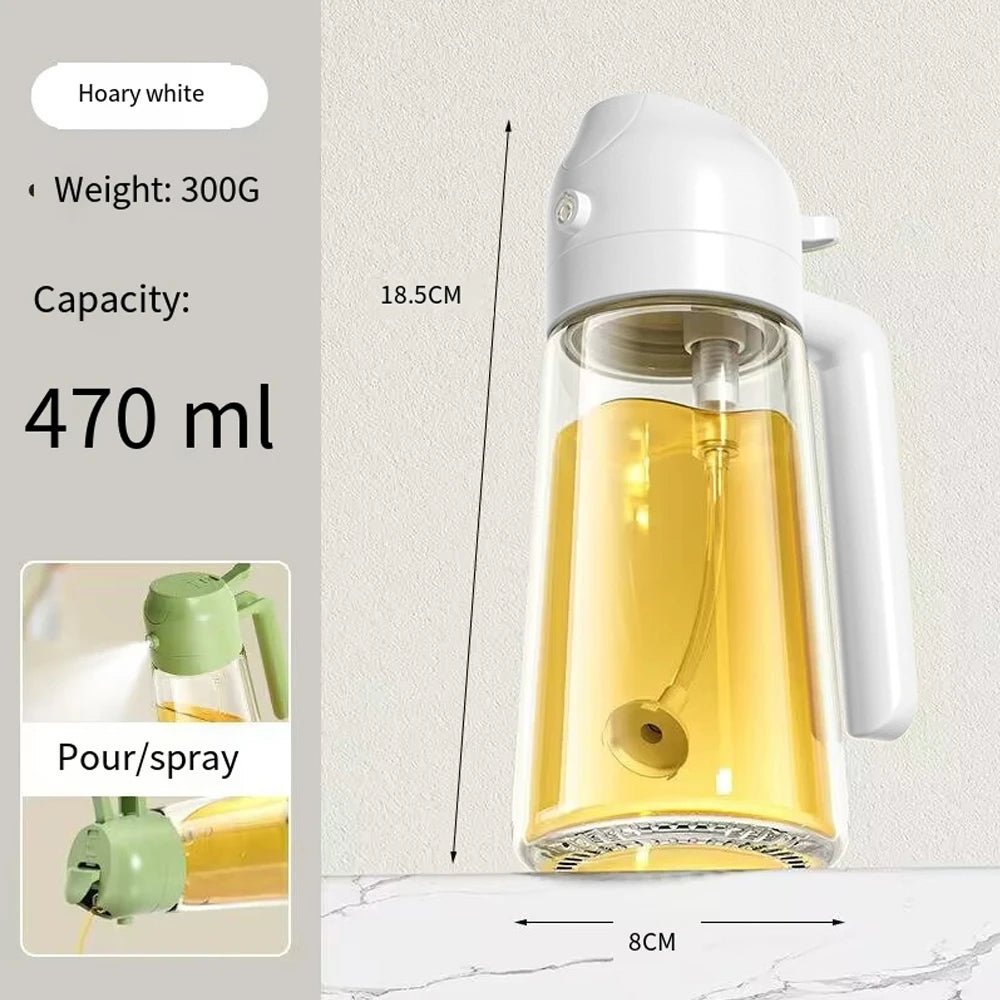 Glass Oil Spray Bottle Dispenser For Kitchen And BBQ