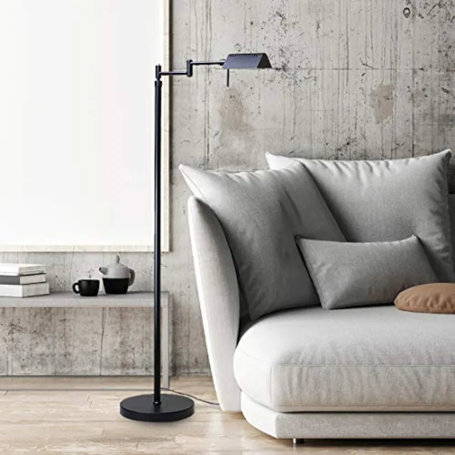 LED Pharmacy Floor Lamp Dimmable 12W With Range Dimming And 360 Degree Swing