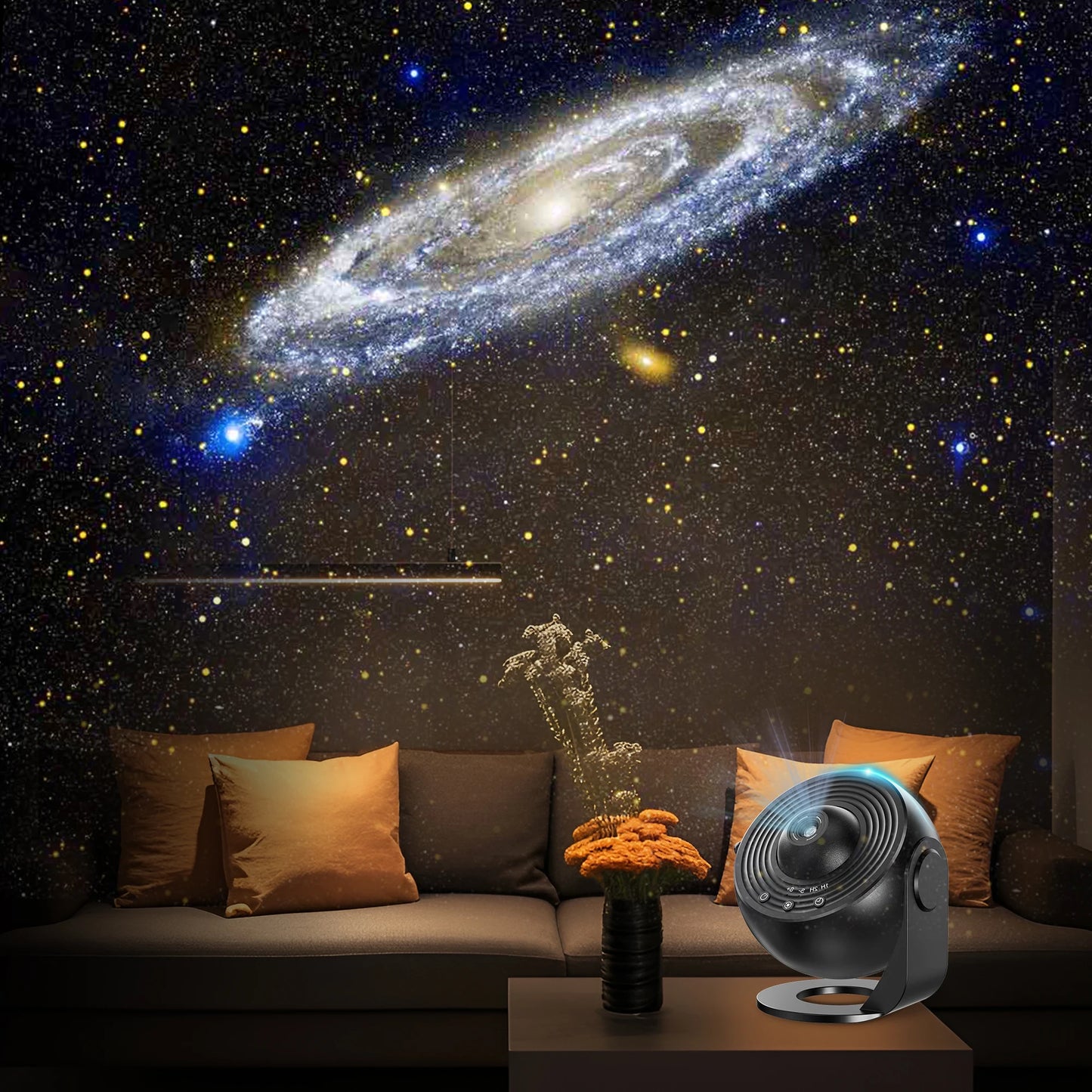 Aiopp Galaxy Projector Planetarium Night Light Realistic Starry Sky