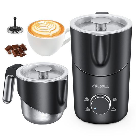 UHOST Milk Frother And Steamer 8-In-1 Electric 400ml Capacity