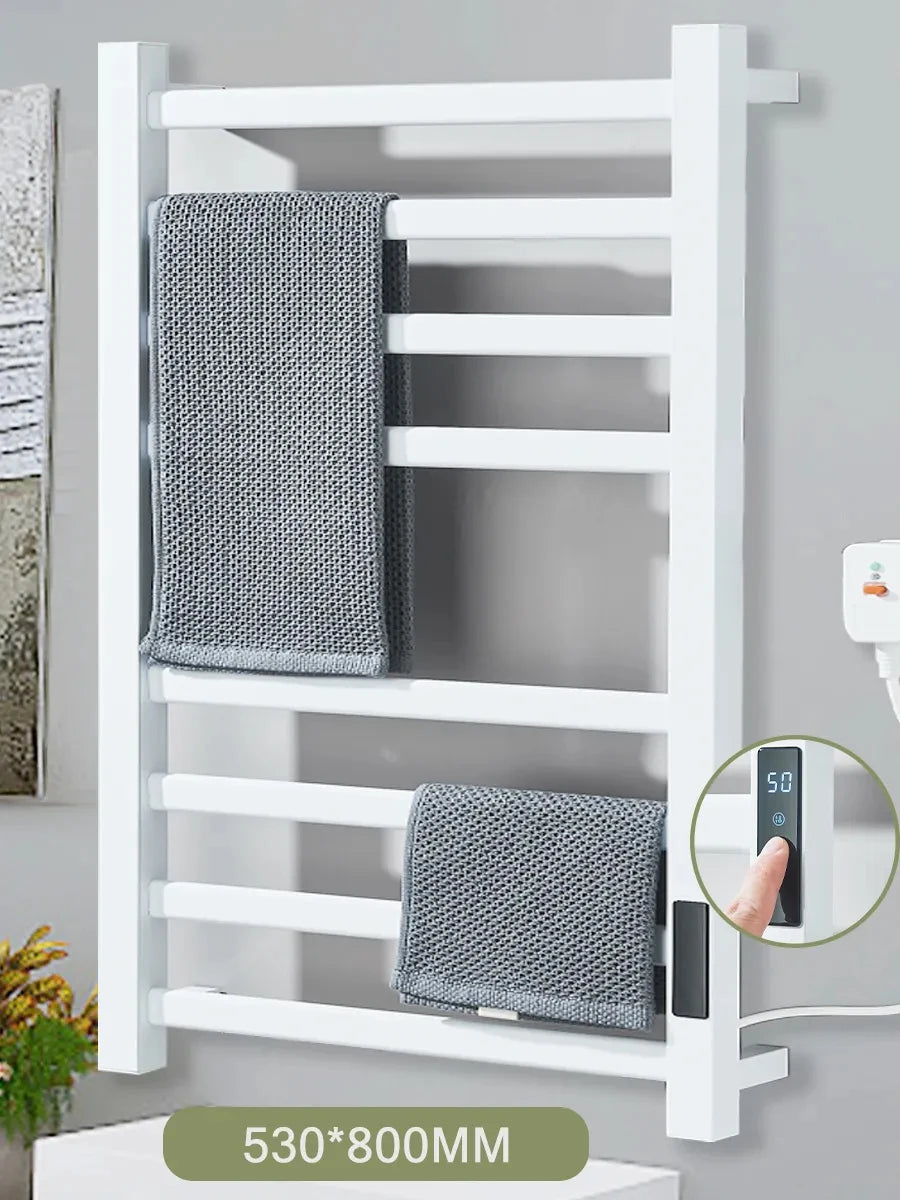 Onyzpily Electric Heated Towel Rack With Digital Display