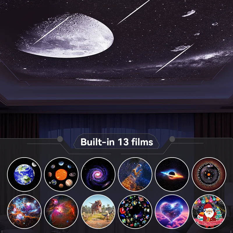 AUSYLE Meteor Galaxy Projector Night Light Planetarium Lamp
