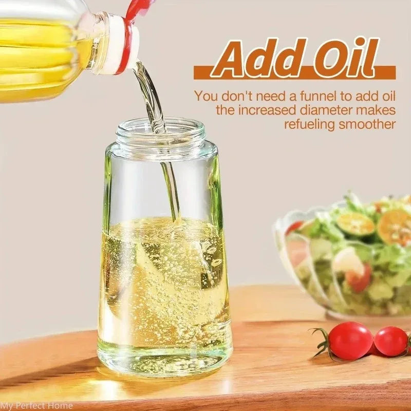 Glass Oil Spray Bottle Dispenser For Kitchen And BBQ