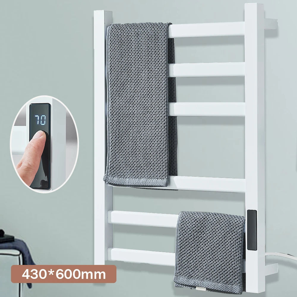 Onyzpily Electric Heated Towel Rack With Digital Display