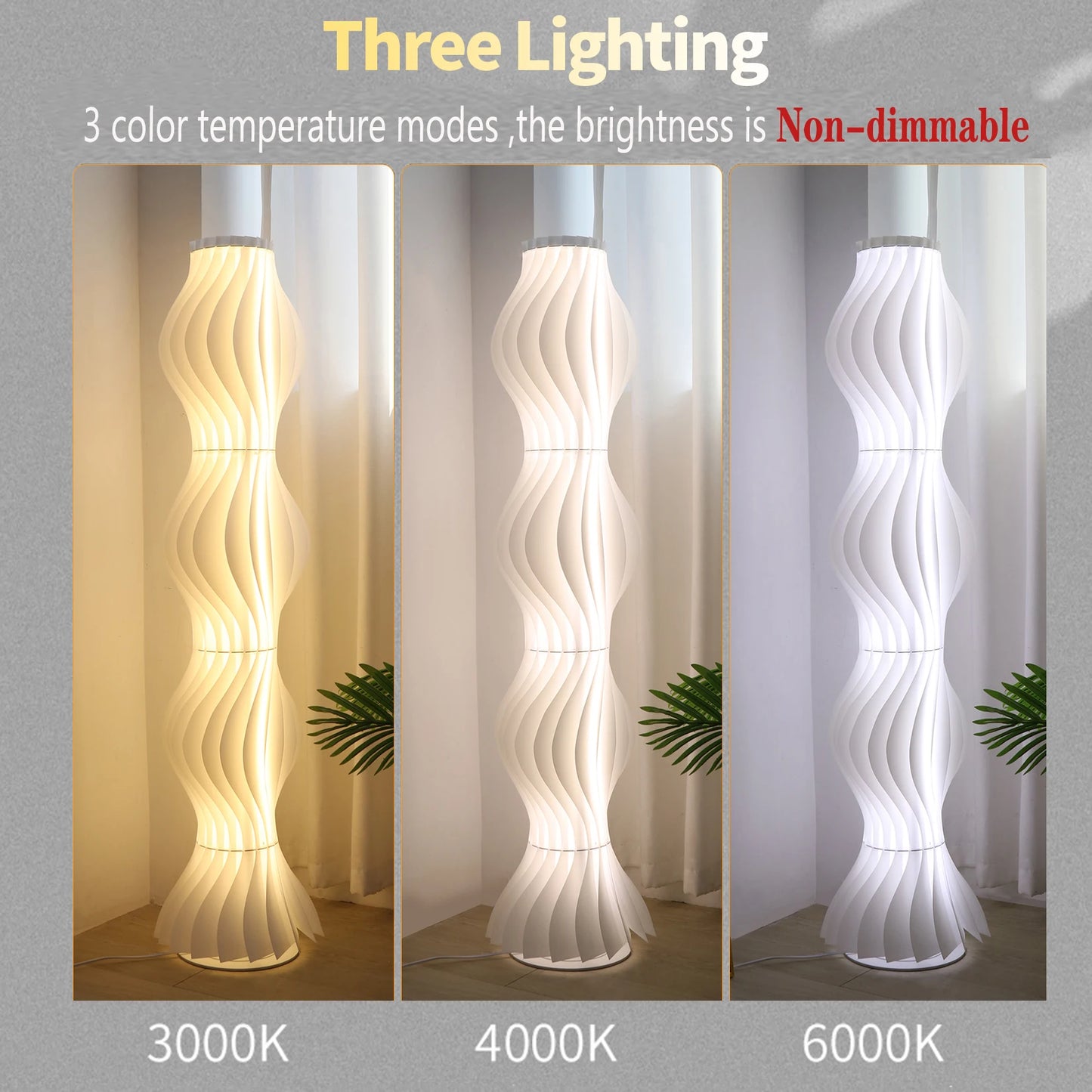 LUVODI LED Floor Lamp Dimmable Standing Decorative Lighting