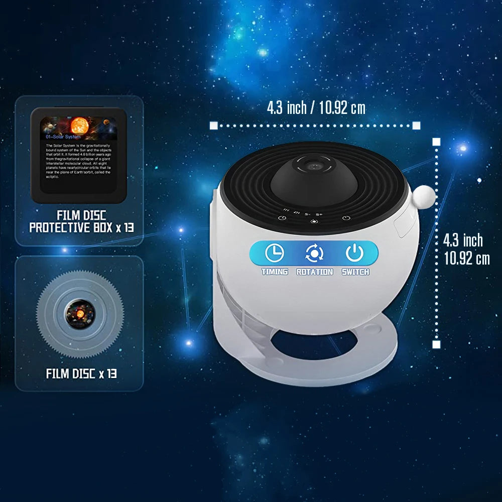 Aiopp Galaxy Projector Planetarium Night Light Realistic Starry Sky