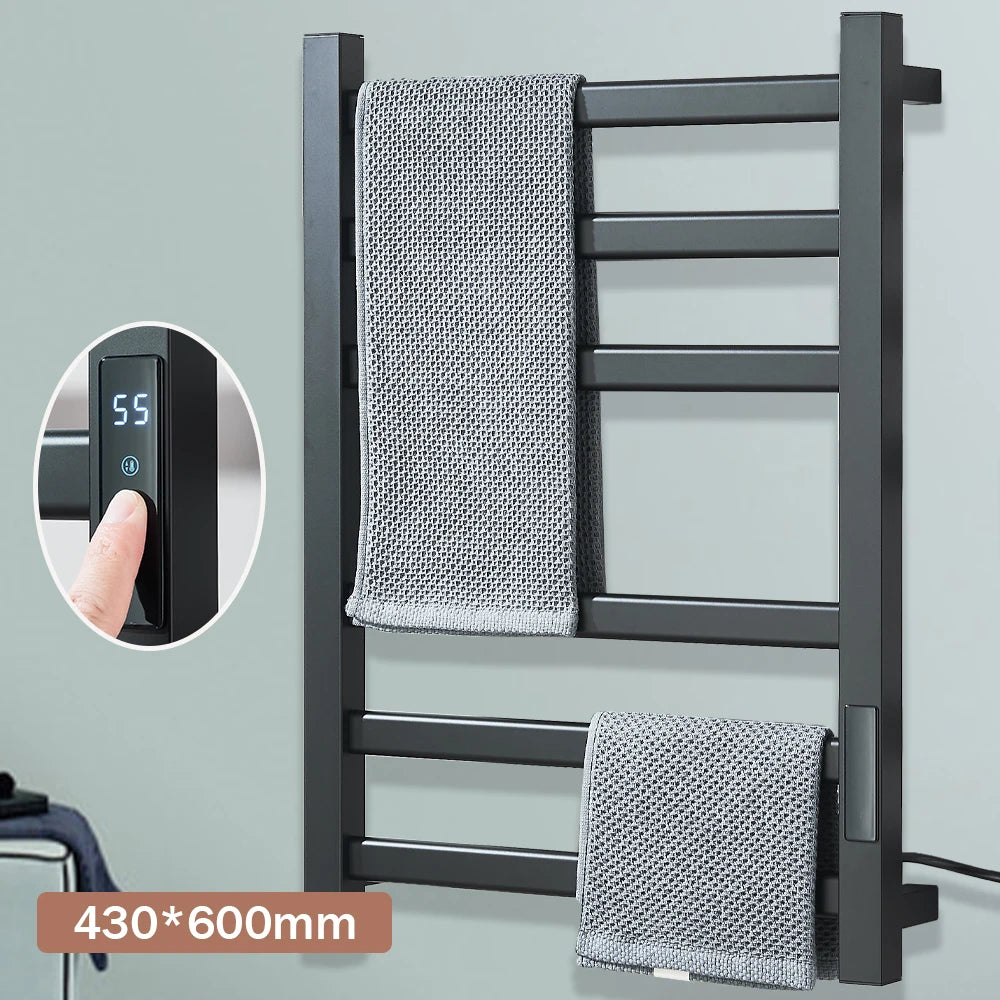 Onyzpily Electric Heated Towel Rack With Digital Display