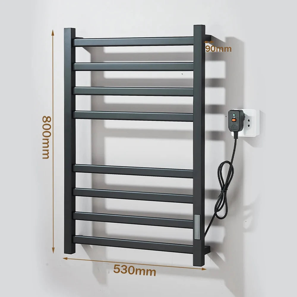 Onyzpily Electric Heated Towel Rack With Digital Display