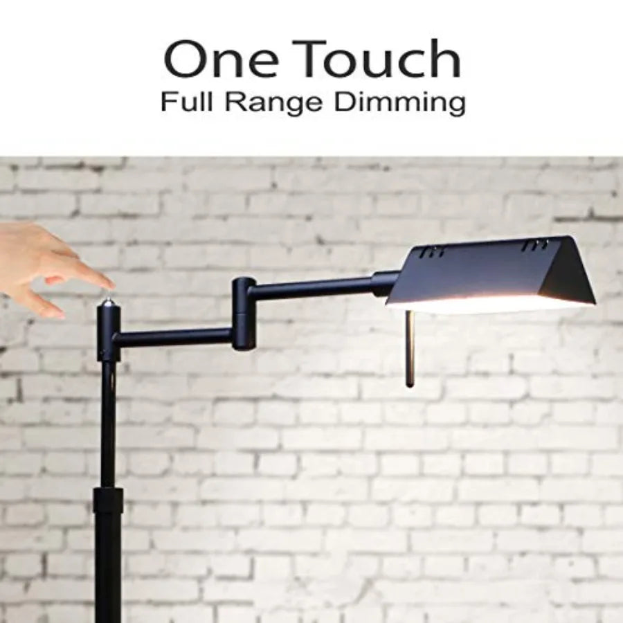 LED Pharmacy Floor Lamp Dimmable 12W With Range Dimming And 360 Degree Swing