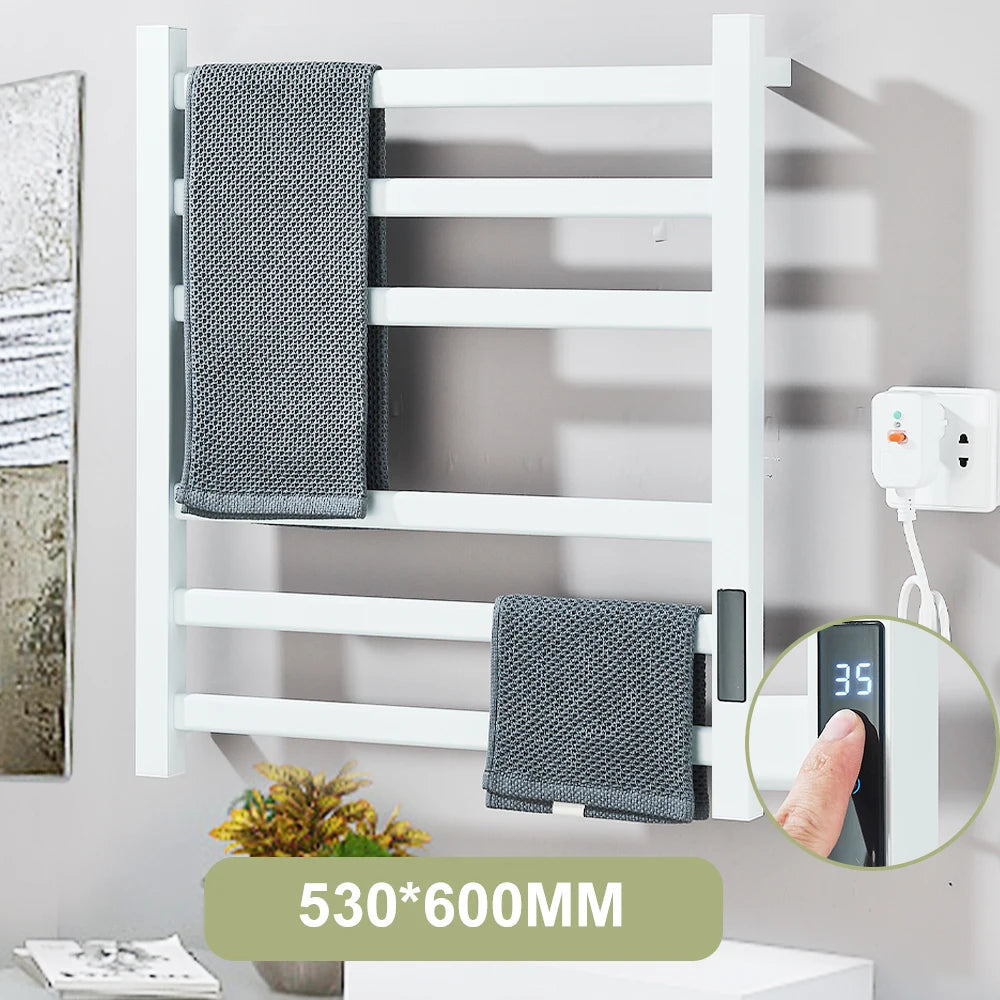 Onyzpily Electric Heated Towel Rack With Digital Display