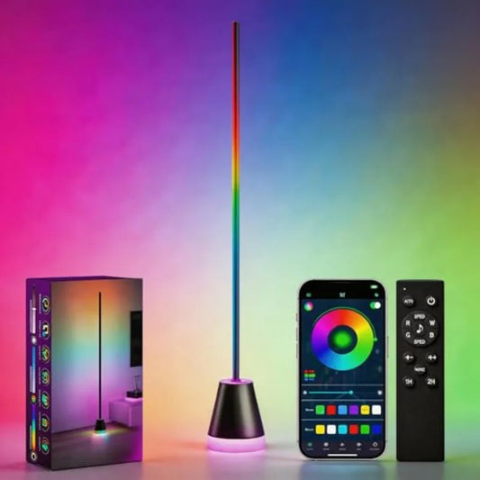 Smart RGB Corner Floor Lamp With App And Remote Control