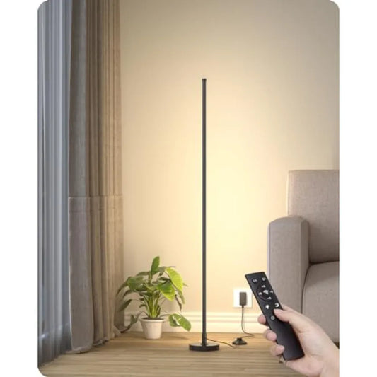 Minimalist Corner Floor Lamp With Remote Control And Dimmable LED